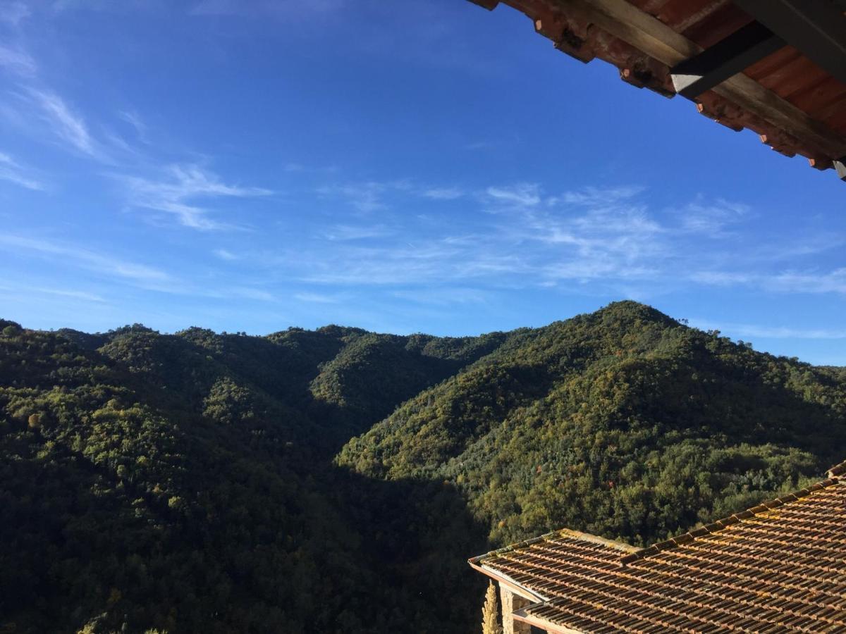 House In The Medieval Village Apricale Bagian luar foto